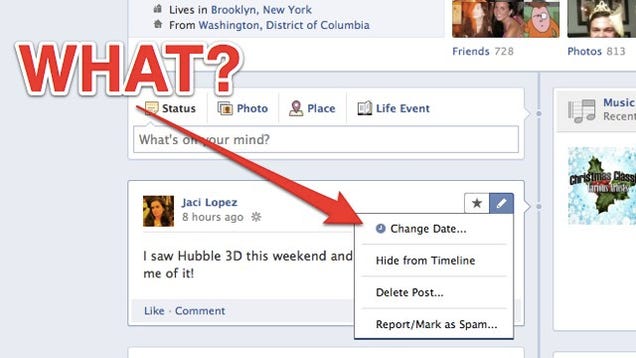 You Can Now Send Facebook Wall Posts Back in Time