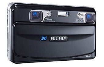 Illustration for article titled Fuji's 3D Point-and-Shoot Due in September for $600, Features Unnerving Smiley Face
