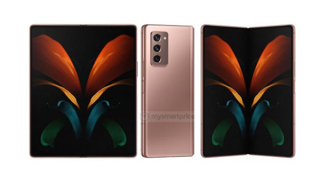 Leaked Galaxy Z Fold 2 Renders Depict Some Major Upgrades for Samsung's Second-Gen Foldable Phone