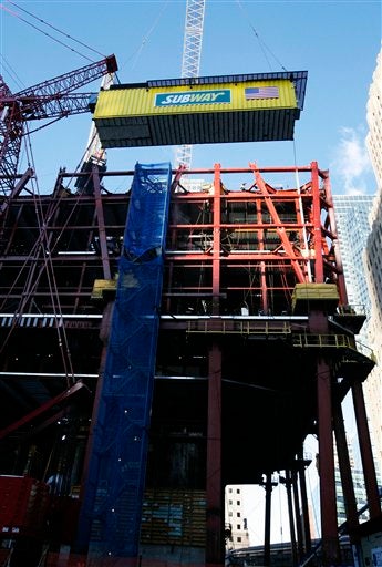 Illustration for article titled This Subway Sandwich Store Will Fly 100 Stories High to Feed Ground Zero Workers