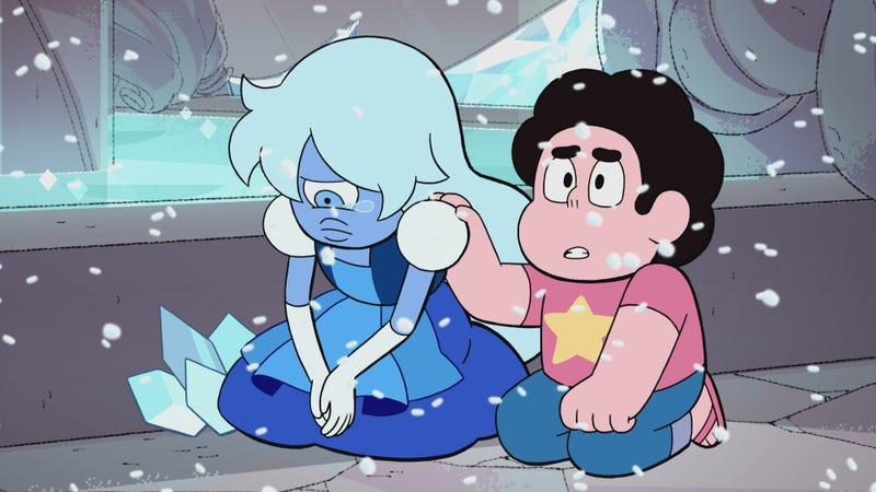 Illustration for article titled Steven Universe finds itself torn as the Crystal Gems try to process new information