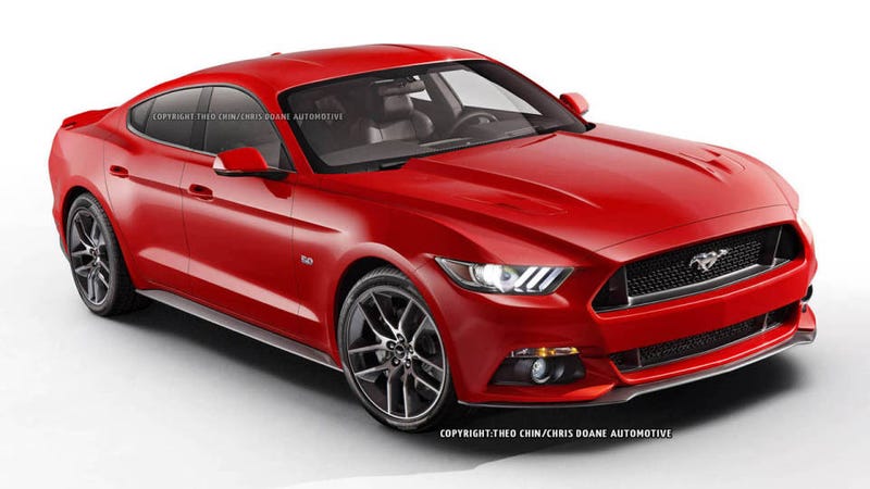 Illustration for article titled Ford. Mustang. Sedan.
