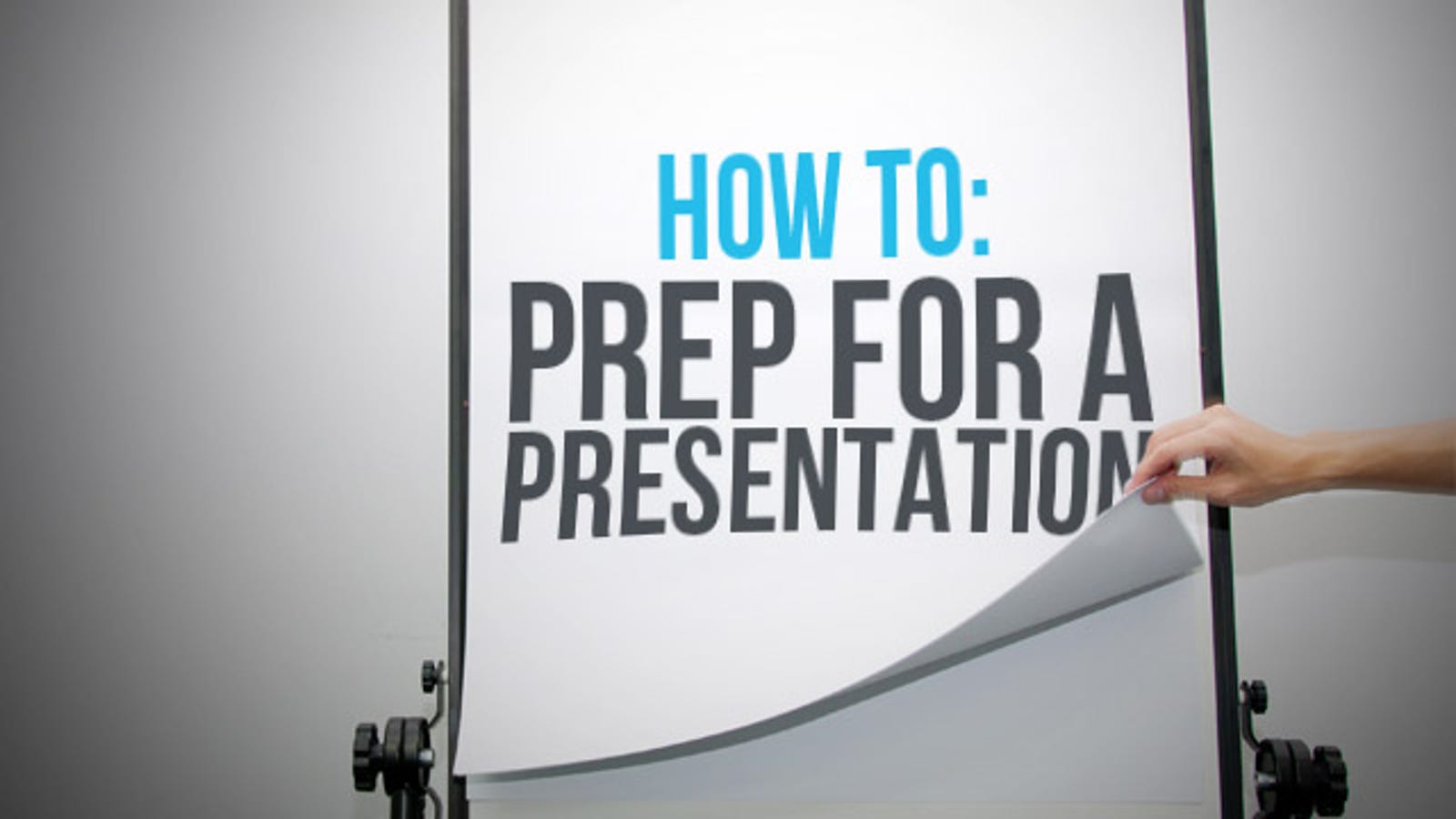 preparing presentation