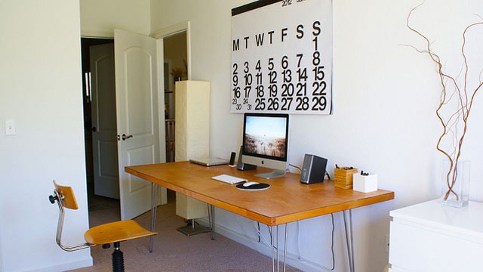 Leftover Space And A Giant Calendar The Day To Day Workspace