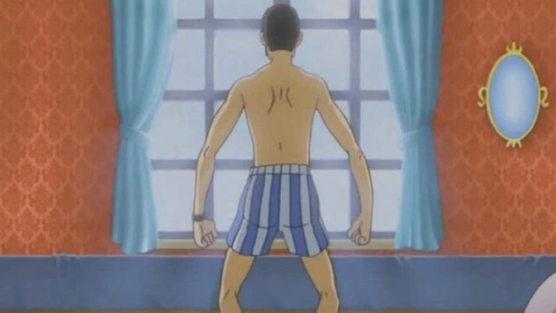 Anime guys in underwear