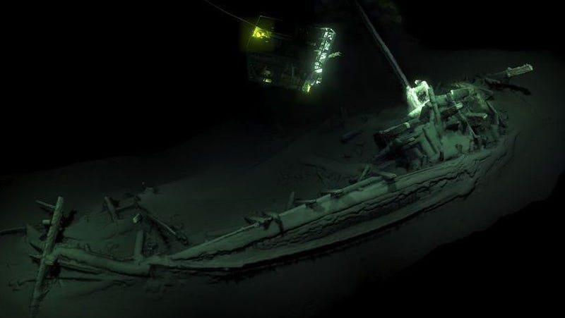 Illustration for article titled Researchers Have Discovered the World's Oldest Intact Shipwreck in the Black Sea