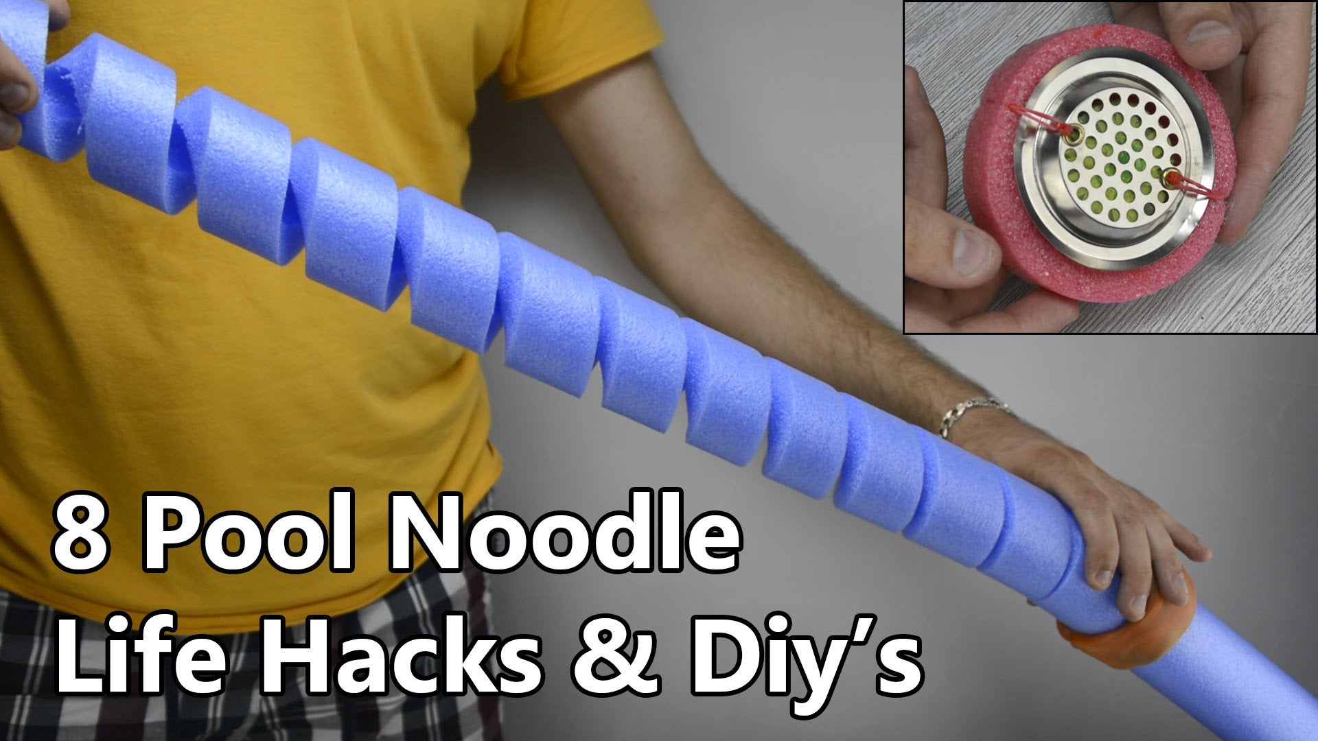 SpiralCut Pool Noodles Make Great AllPurpose Cushions