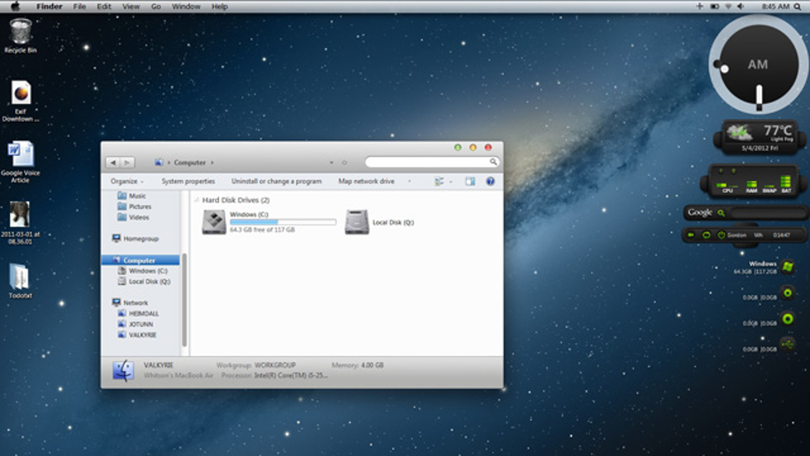 parallel desktop for mac os x mountain lion