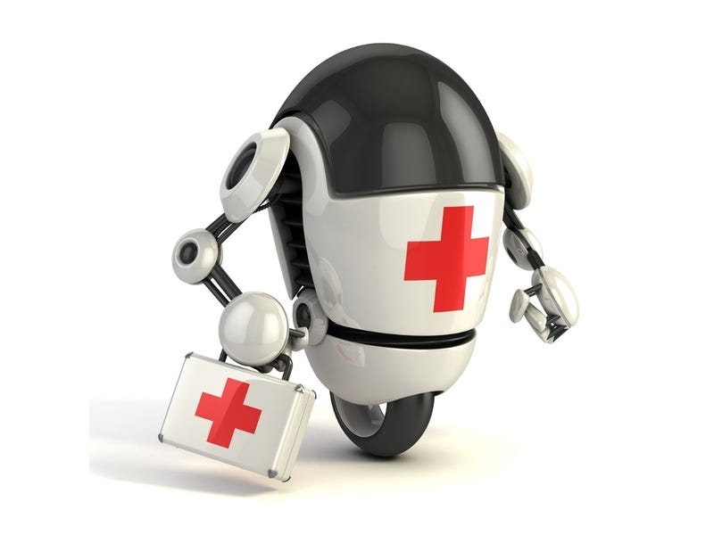 Illustration for article titled Would You Be Comfortable Trusting Your Health To a Robot Doctor?