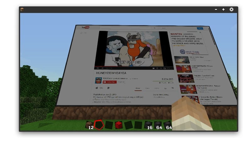 Illustration for article titled Well, I'm never leaving Minecraft now