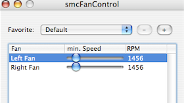 Smc fan amp temperature control for mac