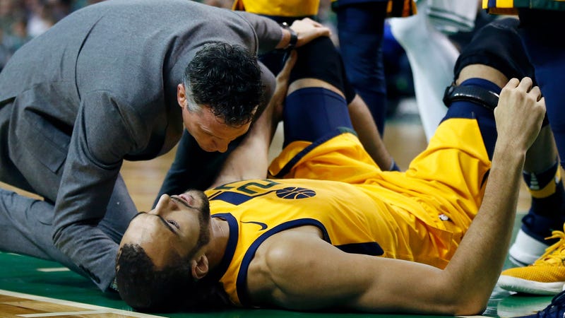 Jazz C Rudy Gobert Out With Injured Left Knee