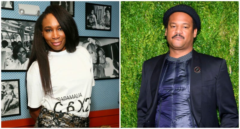 (l-r) Venus Williams attends Prada Mode Miami Night 3 on December 6, 2018 in Miami, Fl.; Christopher Bevans attends the CFDA/Vogue Fashion Fund 15th Anniversary Event on November 5, 2018 in Brooklyn, New York.