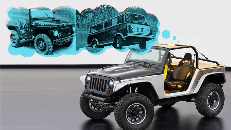 Illustration for article titled Jeep's Moab Safari Concepts Reveal A New Obsession With Slush Mats