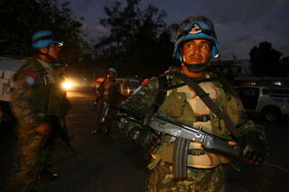 U.N. peacekeepers may have brought more than "peace" to Haiti. (Getty)