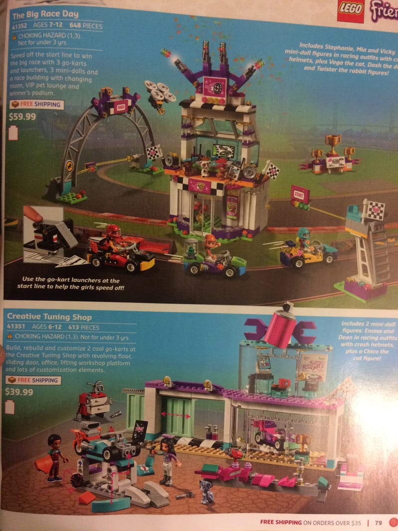 Illustration for article titled Girls and cars and LEGOs