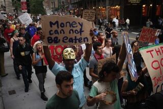 Wall Street protesters (Getty Images)