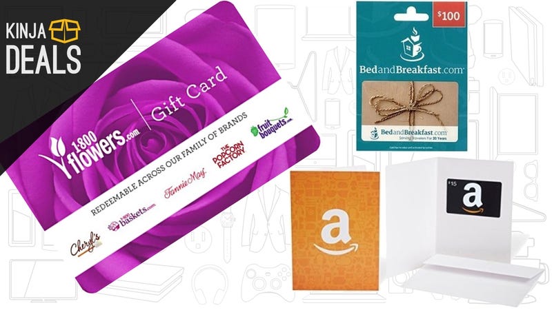Illustration for article titled Need a Last Minute Valentine's Day Gift? Amazon Has Some Great Gift Card Deals.