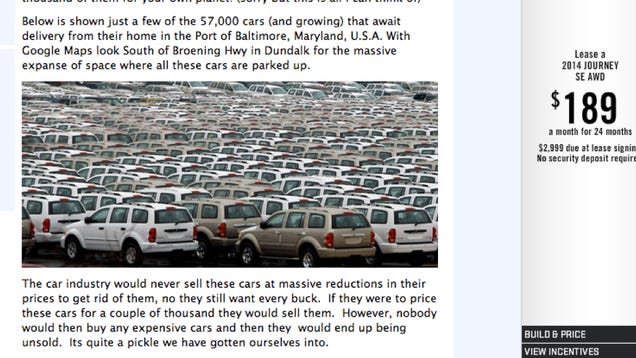 That Zero Hedge Article On Unsold Cars Is Bullshit
