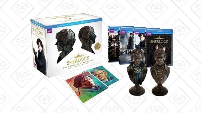 Sherlock Seasons 1-3 DVD/Blu-ray Gift Set, $55 with code KINJASHERLOCK
