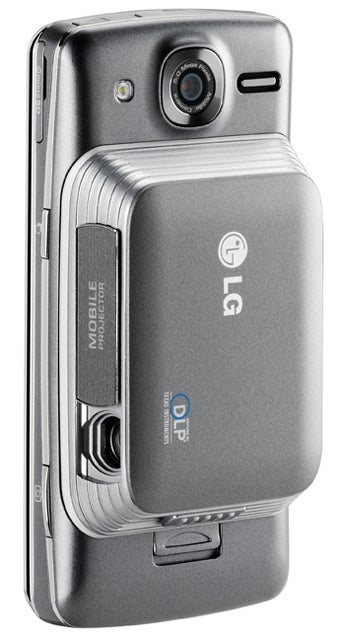 Illustration for article titled LG Expo: It's Got a Pico Projector Bolted to the Back, Of Course