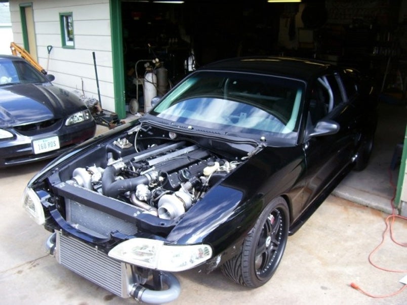 Dodge viper v10 in a ford maverick #7