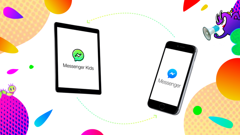 An illustration for an article titled How to React on Facebook & # 39; Messenger Kids & # 39; Mess