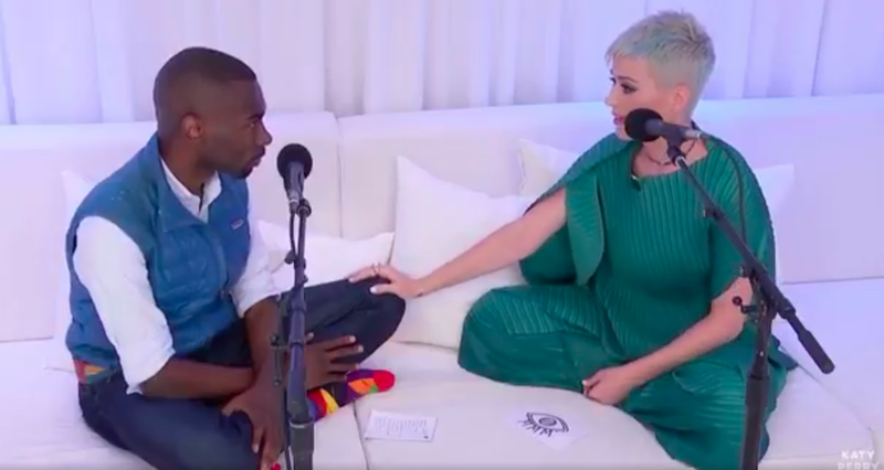 Katy Perry livestream screenshot