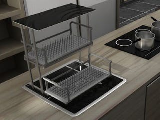 Ultrasonic Dishwasher Cavitates Your Dishes To Cleanliness