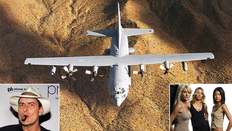 Illustration for article titled Air Force Names Its Death Machines After Charlie Sheen and Battlestar Galactica
