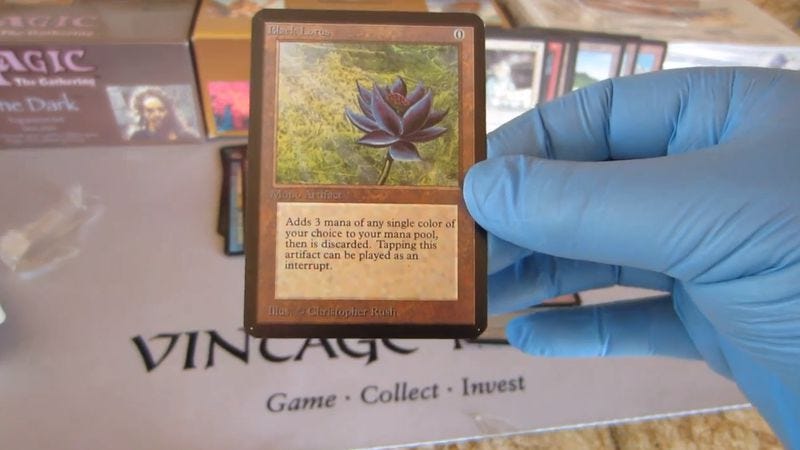 Guy opens old Magic: The Gathering pack, finds a card worth thousands ...