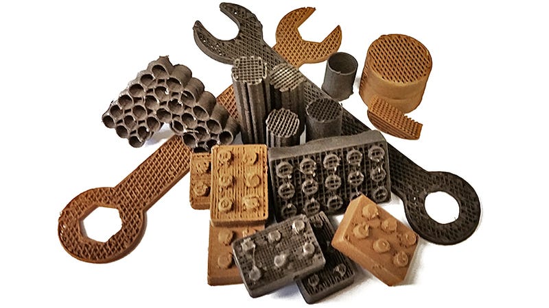 Tools and building blocks made by 3D printing with lunar and Martian dust. McCormick School of Engineering at Northwestern University