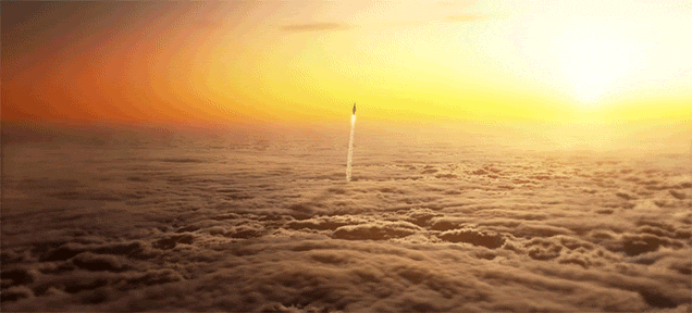 Gorgeous Animation Shows a Spaceship Mysteriously Traveling to a Universe Beyond