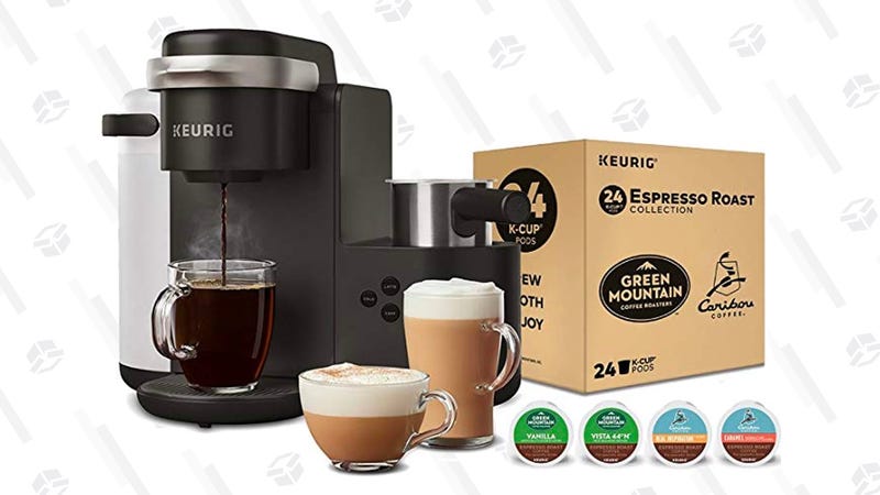 Keurig K-Cafe Single Serve Coffee Maker, Latte and Cappuccino Maker and Espresso Roast | $119 | Amazon | Prime members only