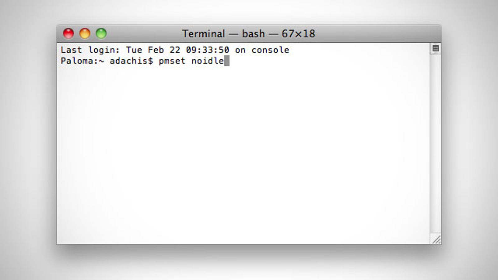 mac os x utilities terminal change time