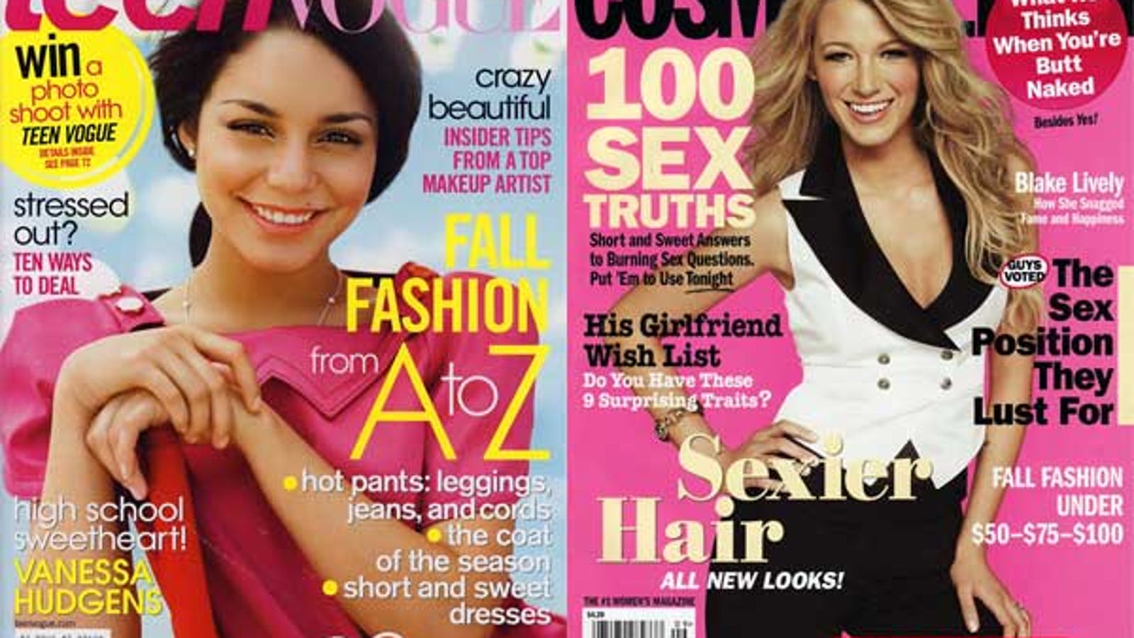 September Smackdown Cosmopolitan Vs. Teen Vogue