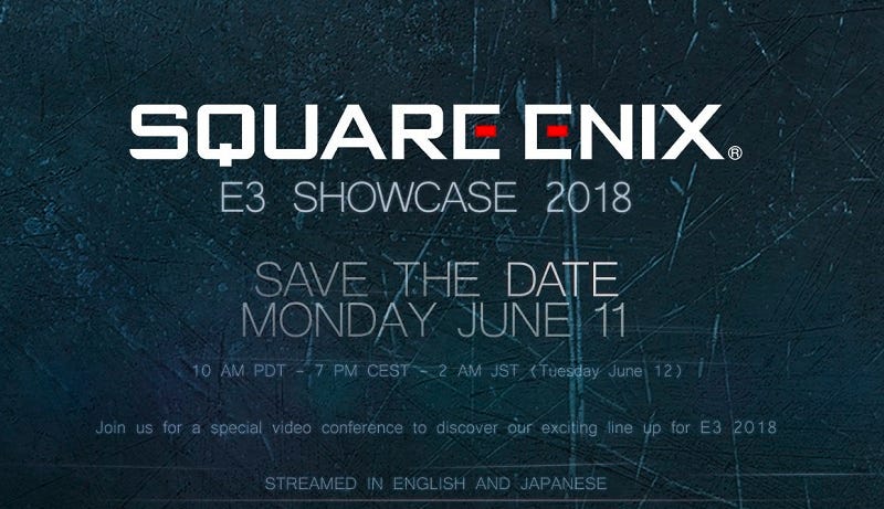 Illustration for article titled Square Enix Will Hold An E3 Conference This Year