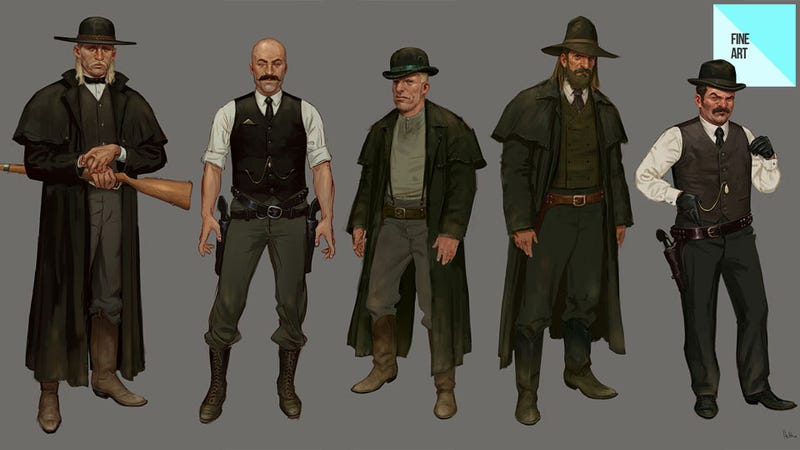 The Dusty Concept Art of Red Dead Redemption