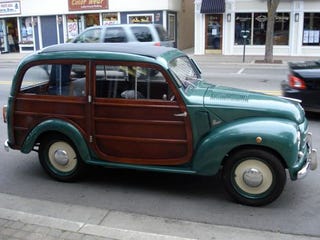 Illustration for article titled Fiat 500C Woody Wagon Shows Off Up North