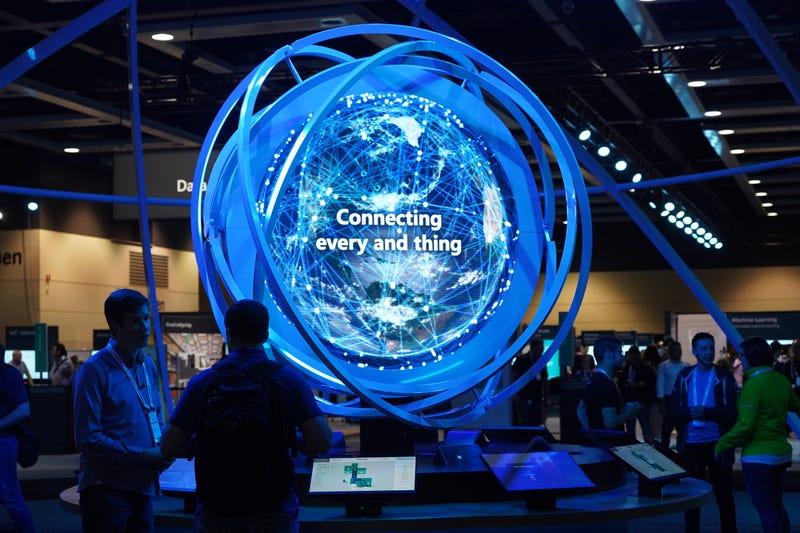 The showroom of Microsoft Build 2019.