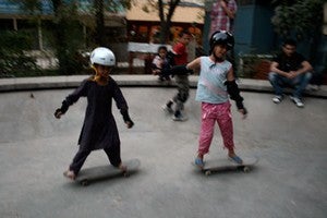 Illustration for article titled Equality Through Skateboarding: Afghan Girls Skate With Skateistan