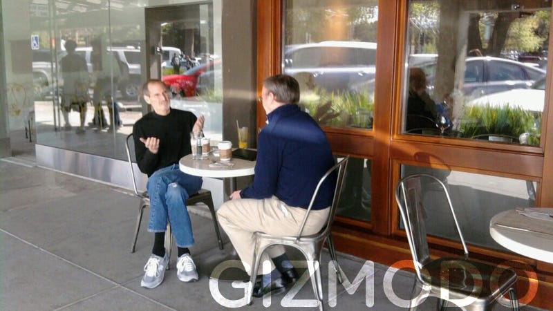 Steve Jobs and Eric Schmidt Spotted Together Again: Photos
