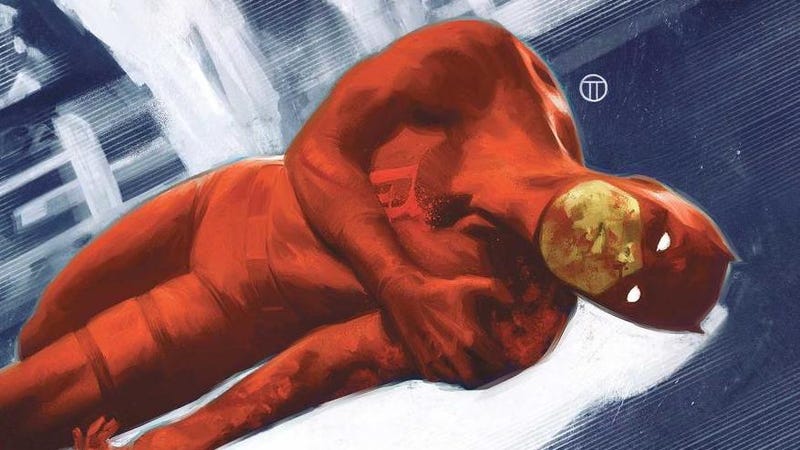 Illustration for article titled A wounded Daredevil flees the police in this exclusive preview