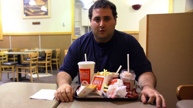 Illustration for article titled Area Man Winded After Particularly Lengthy Wendy's Order