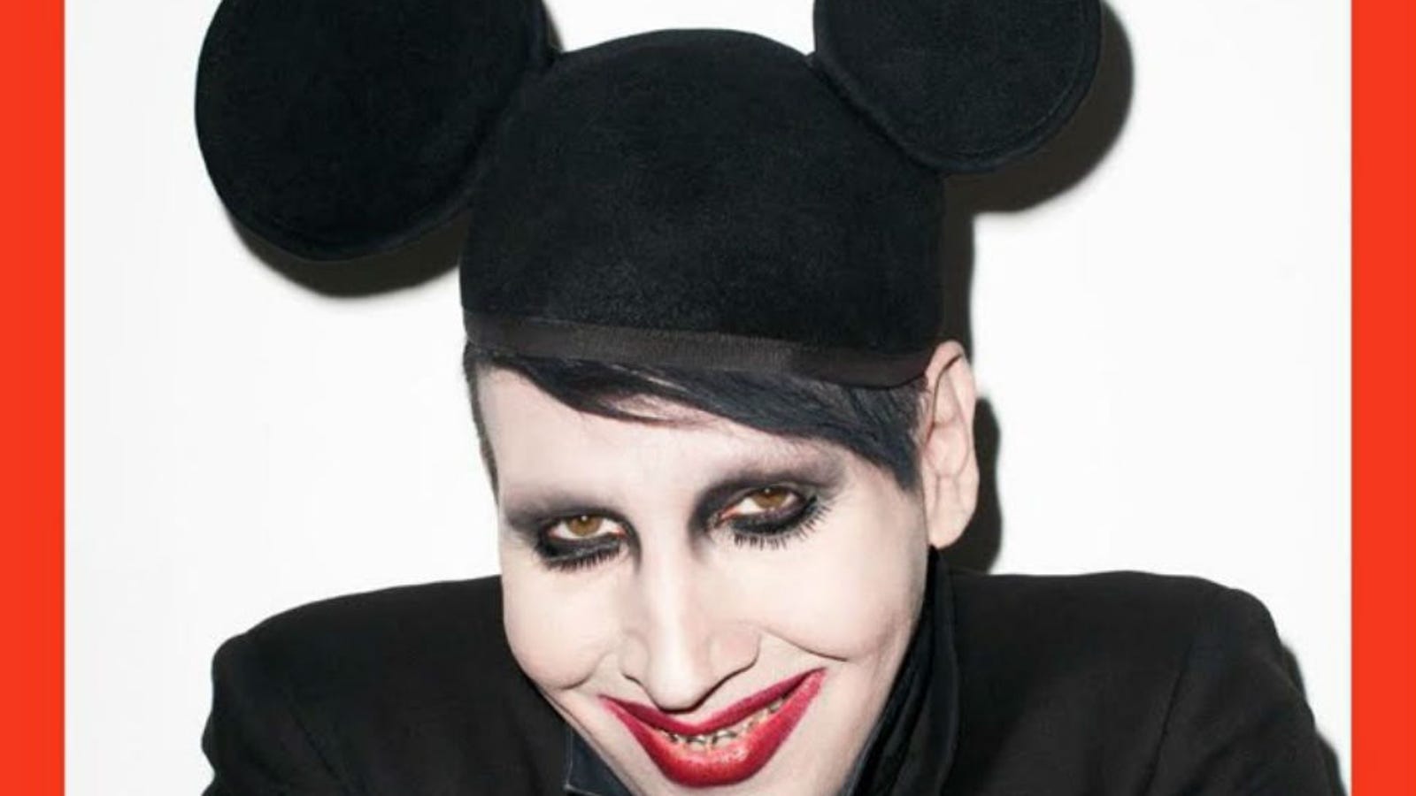 Marilyn Manson's New Paper Mag Cover: Nope.