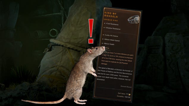 Diablo 4 Players Are Following Rats To Find Good Loot