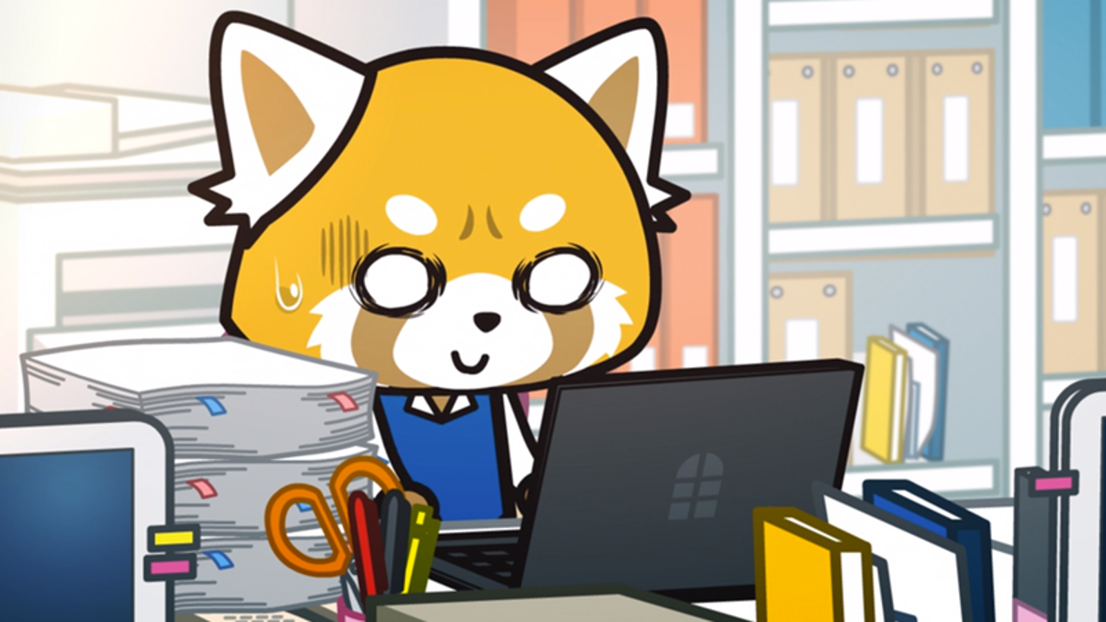 Gallery of Human Aggretsuko Characters.