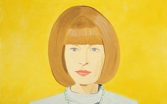 Illustration for article titled The Devil Wears Yellow: Anna Wintour Immortalized In Art