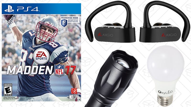 Illustration for article titled Today's Best Deals: Madden 17, True Wireless Headphones, TurboTax, and More