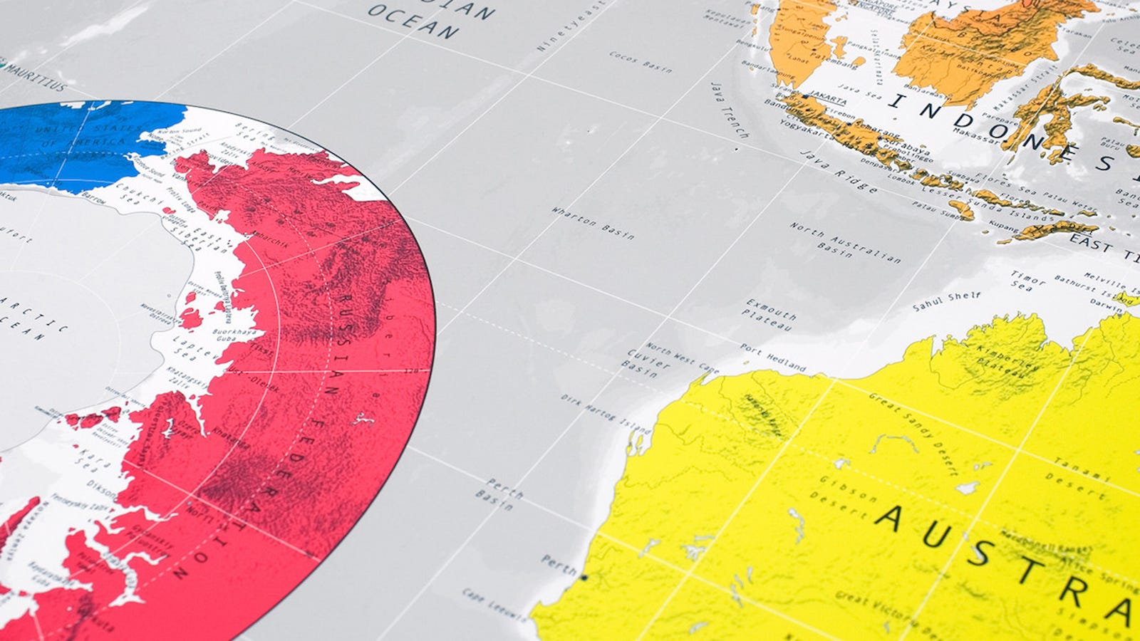Map the World to Your Wall, Proper Proportions and All